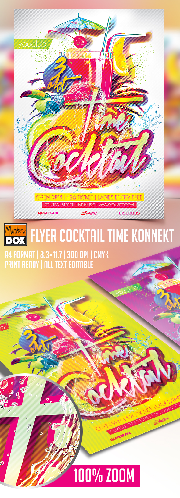 Flyer Cocktail Time Konnekt