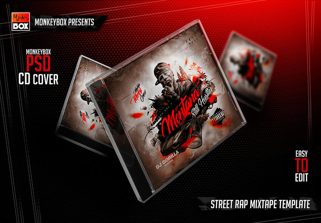 Street Rap Mixtape Template by MonkeyBOXFlyers on DeviantArt