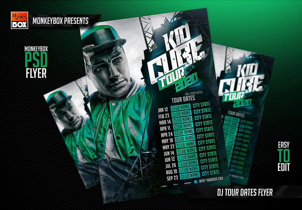 DJ Tour Dates Flyer By MonkeyBOXFlyers On DeviantArt dj-tour-dates-flyer-by-monkeyboxflyers-on-deviantart