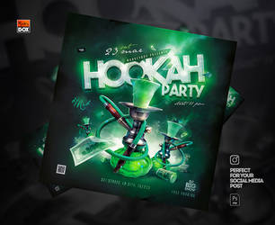 Hookah Party Flyer Template by MonkeyBOXFlyers