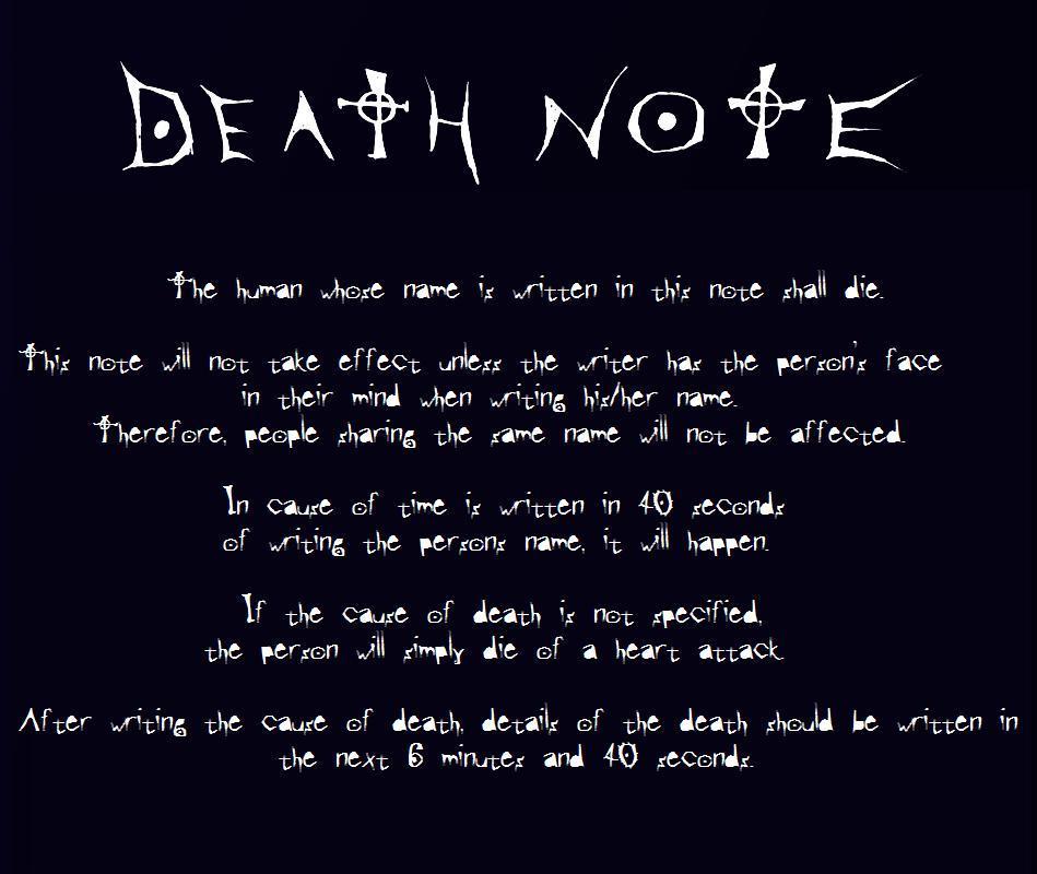 What Are the Rules of 'Death Note?' Explained.