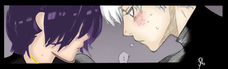 Touka and Kaneki