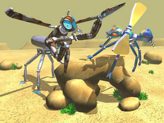 Robot Insects by SonarX