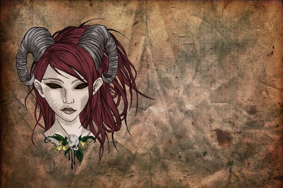 Succubus Portrait by Blackmoonrose13 on DeviantArt