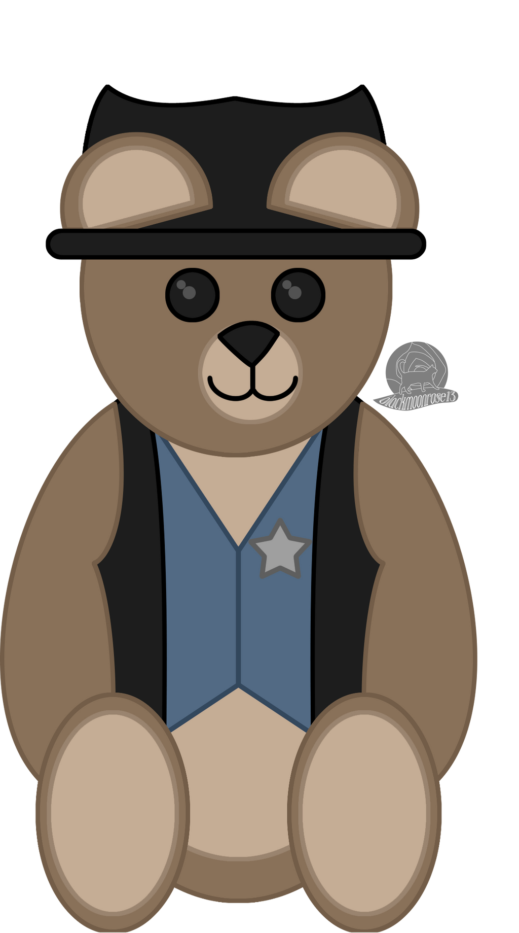 Sheriff Teddy Bear by Blackmoonrose13 on DeviantArt