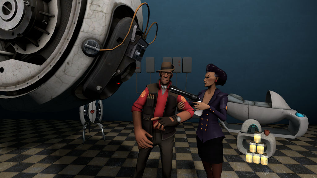 GlaDOS vs The Administrator by Blackmoonrose13 on DeviantArt