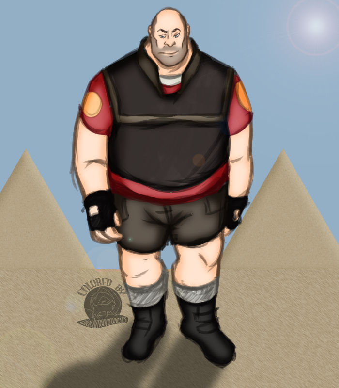 Heavy in Shorts by Blackmoonrose13 on DeviantArt