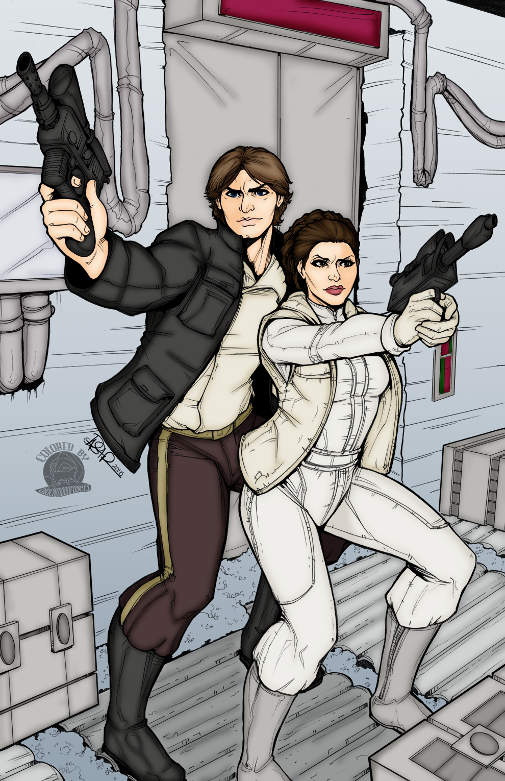 Han and Leia