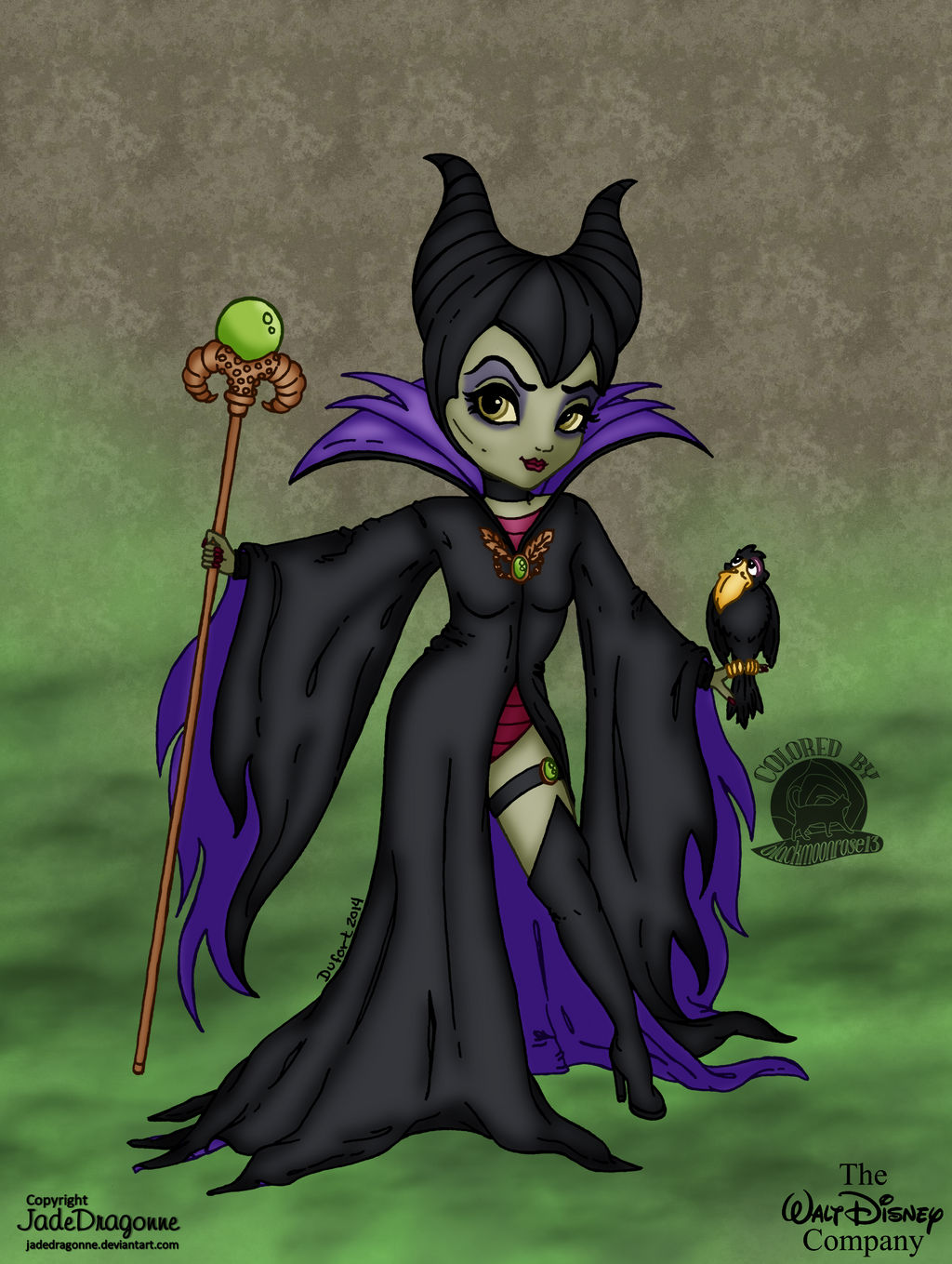 Maleficient Pinup