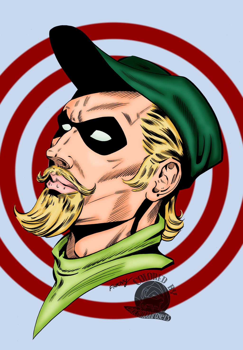 Green Arrow Bronze Age Tribute by Blackmoonrose13 on DeviantArt