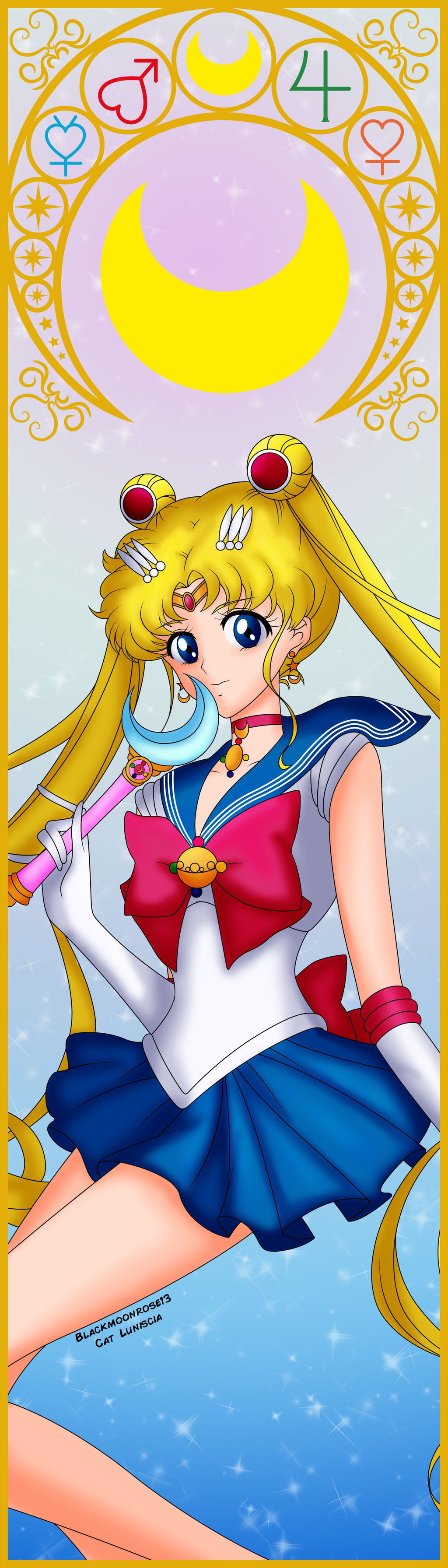 Sailor Moon Bookmark by Blackmoonrose13 on DeviantArt
