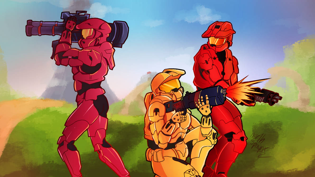 RvB Red Team by northsphynx on DeviantArt