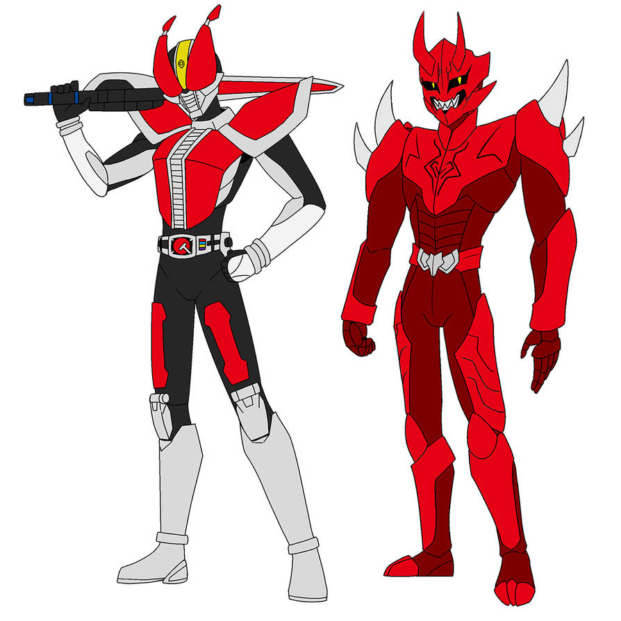 Mask Rider Time MASK Rider Time Rail and Red Hannyo by Chen-Chan on DeviantArt