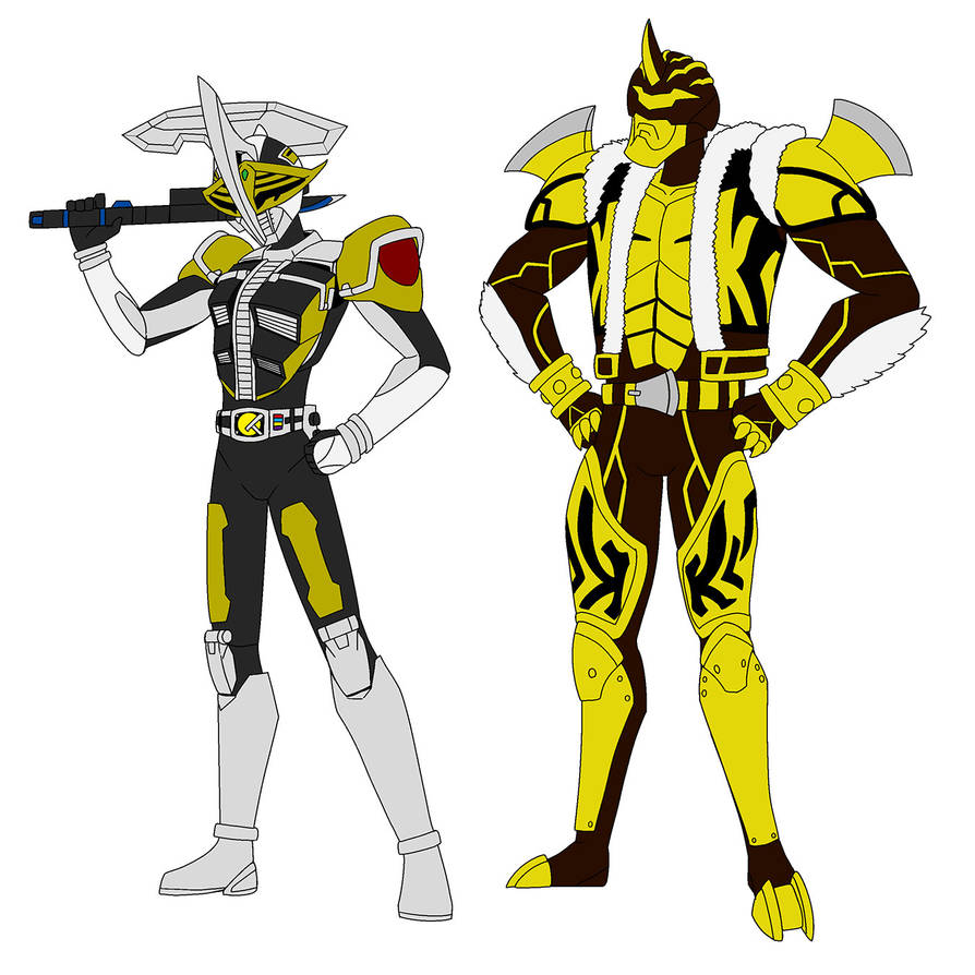 Mask Rider Time MASK Rider Time Rail and Grizzly Gold by Chen-Chan on DeviantArt