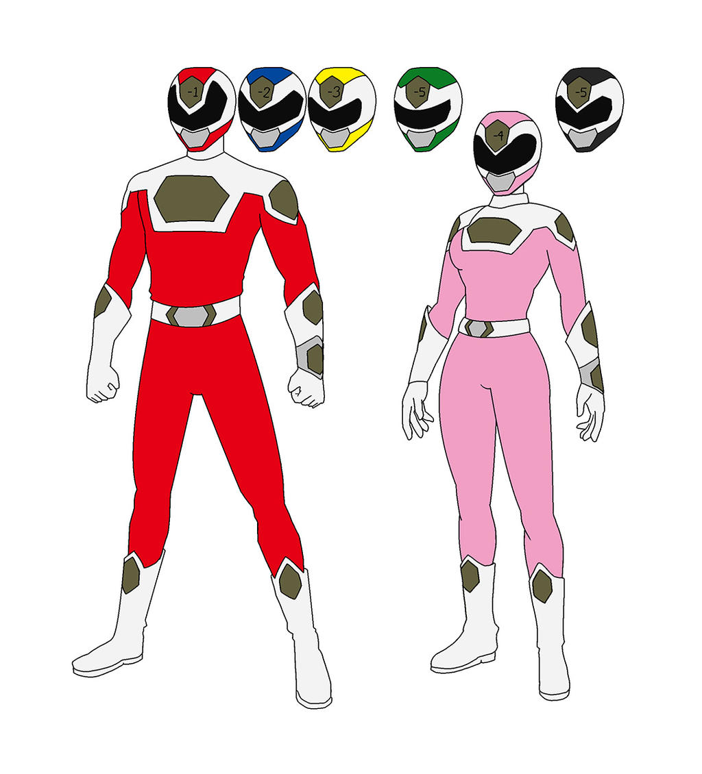 Hexagon Rangers design by Chen-Chan on DeviantArt