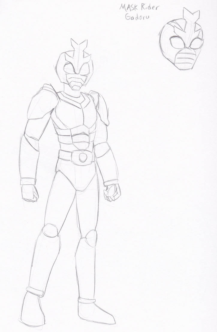 MASK Rider Gandoru sketch by Chen-Chan on DeviantArt