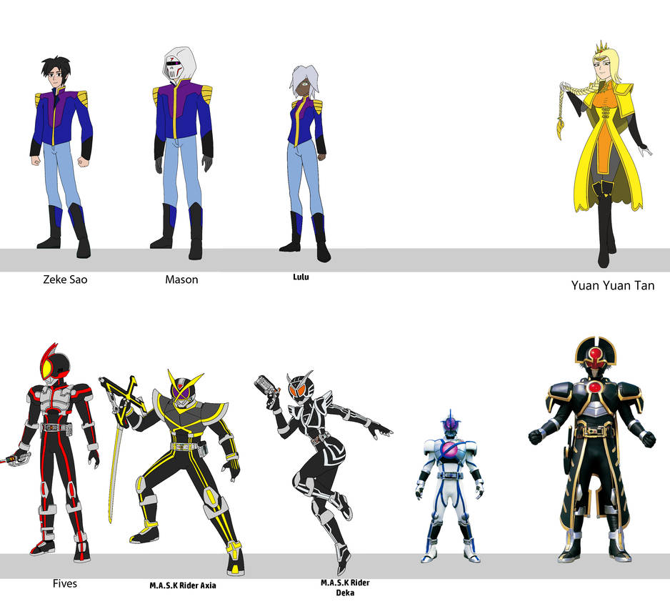 MASK Rider Mobiles all casts by Chen-Chan on DeviantArt