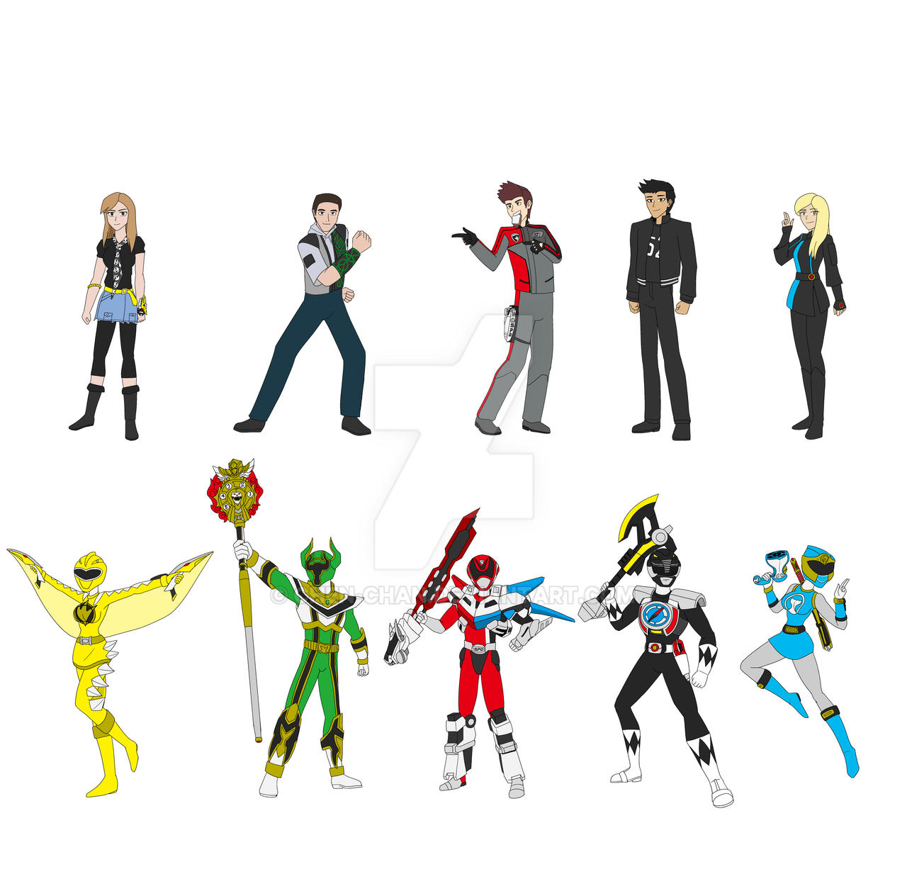 Once a Rangers by Chen-Chan on DeviantArt