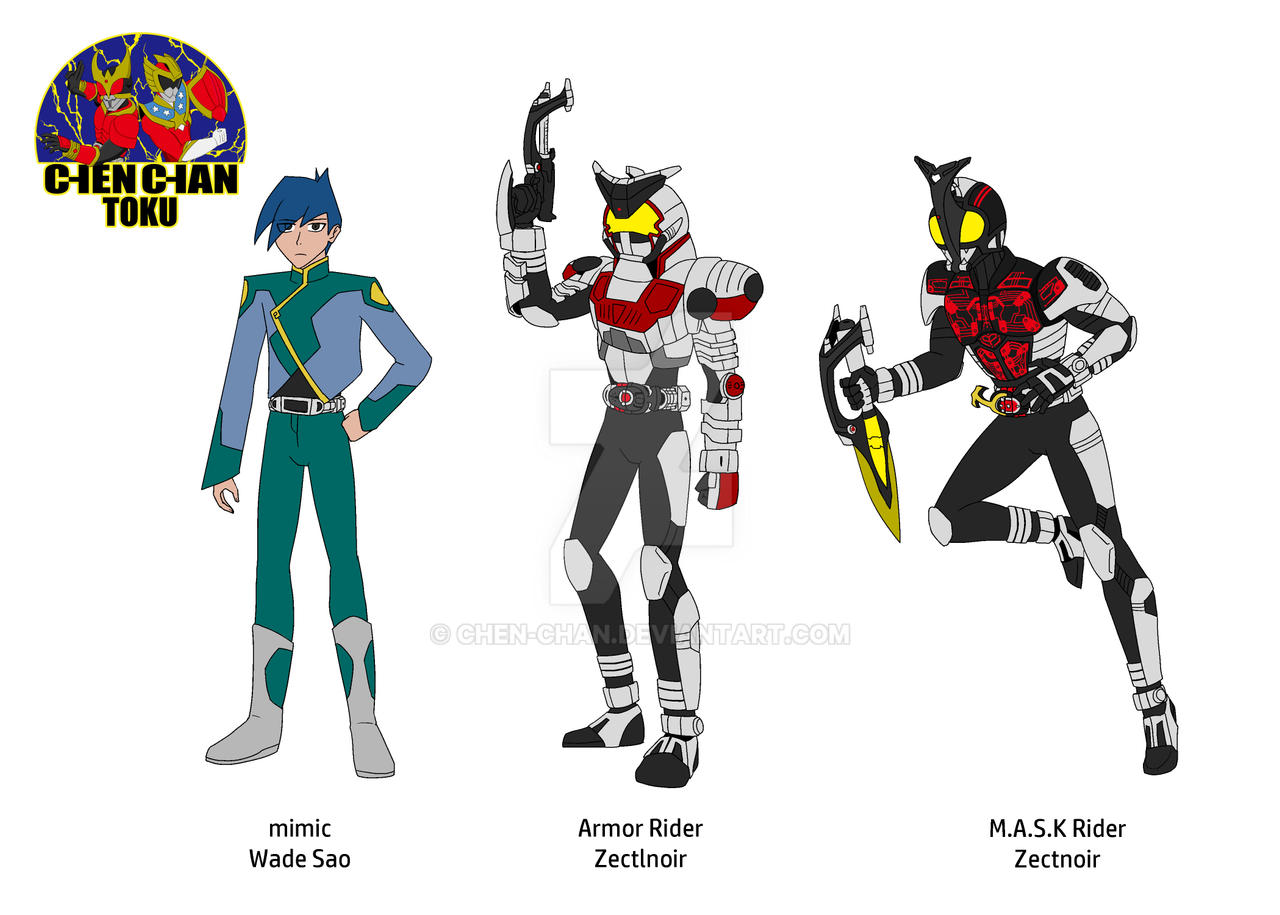 White Mas Rider MASK Rider Zectnoir by Chen-Chan on DeviantArt