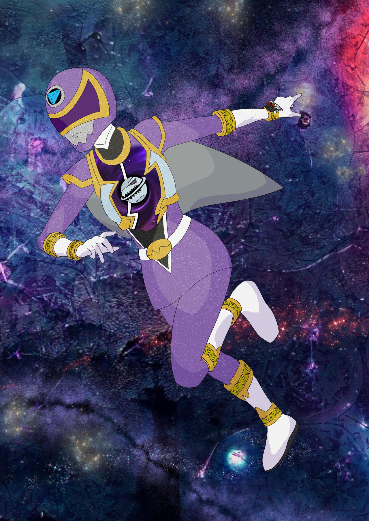 Dino Fury Astro Ranger by Chen-Chan on DeviantArt