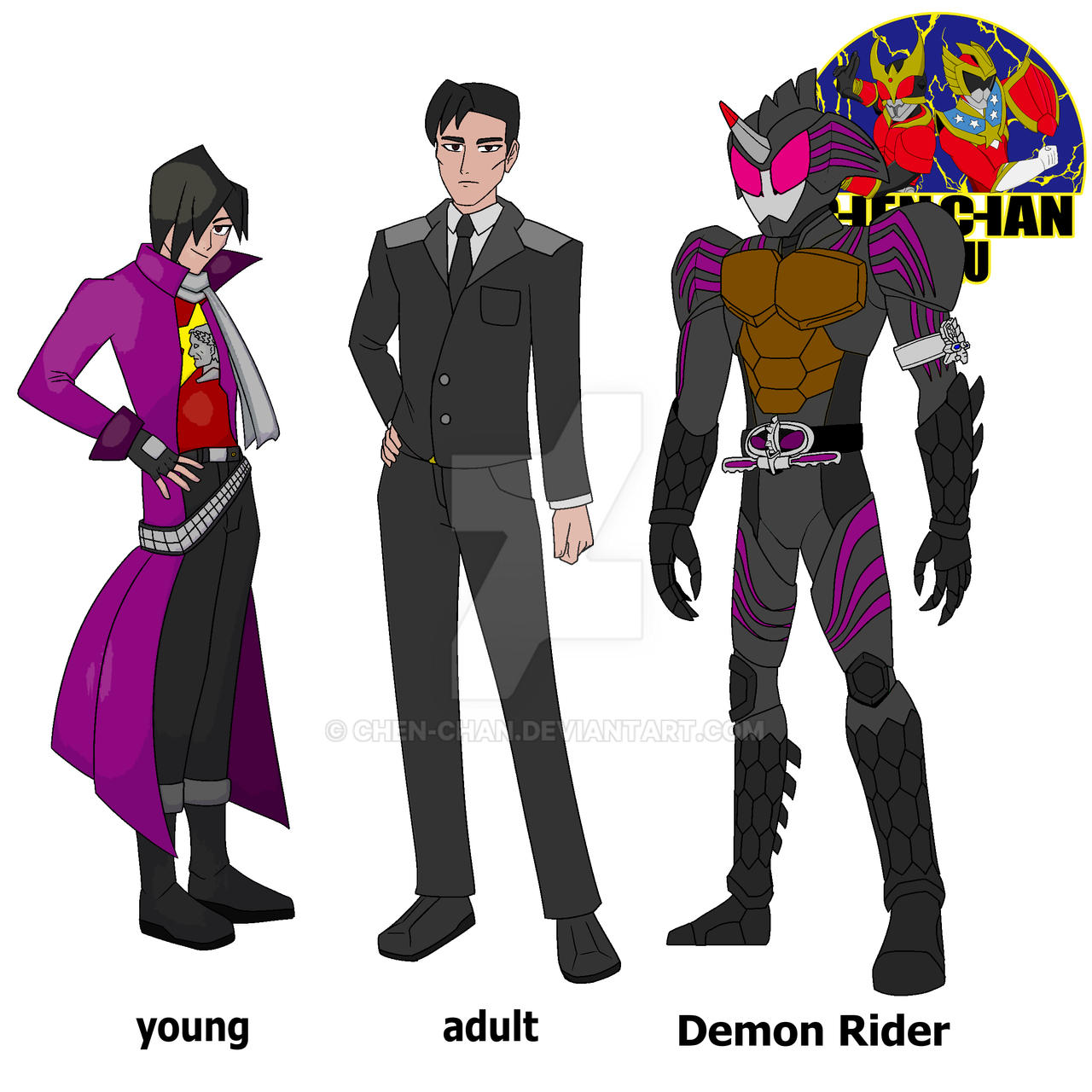 Chen Sho and Demon Rider by Chen-Chan on DeviantArt