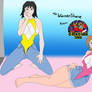 Kimberly and Trini in jeans