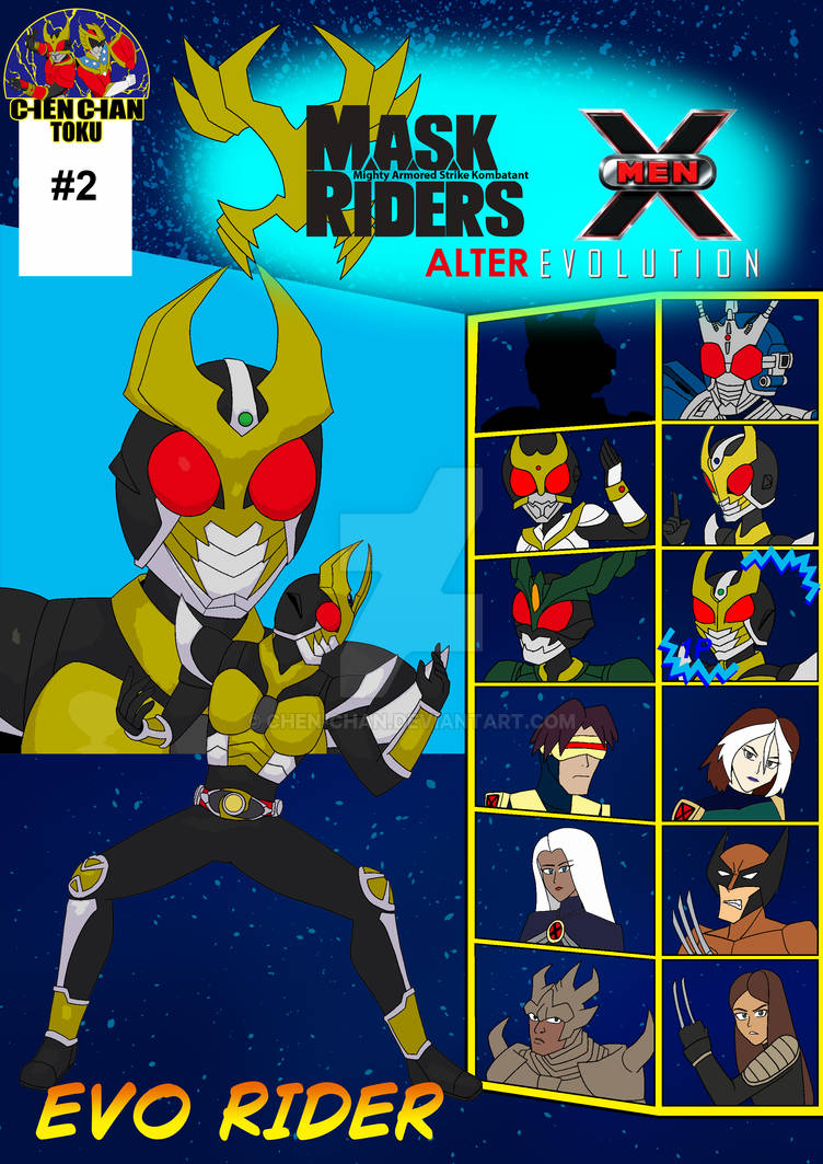 Knight Rider X Men MASK Rider X-Men Evo cover2 by Chen-Chan on DeviantArt