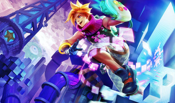 [League of Legends] Arcade Ezreal (Wallpaper)