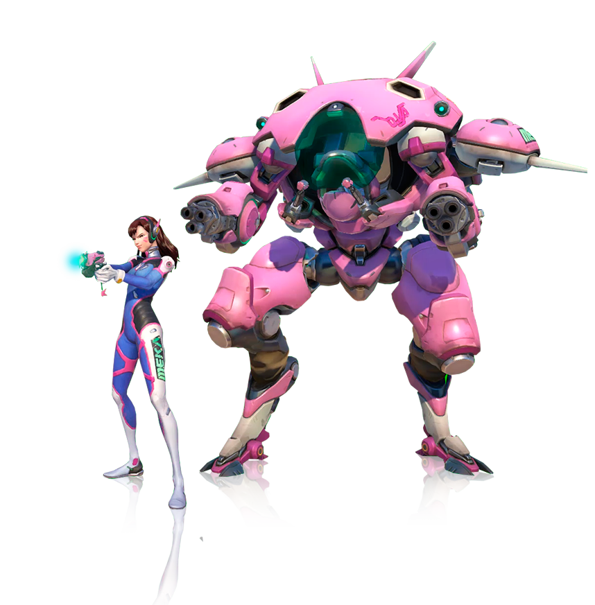 Overwatch] D.Va (Render) by PopokuPinguPop90 on DeviantArt