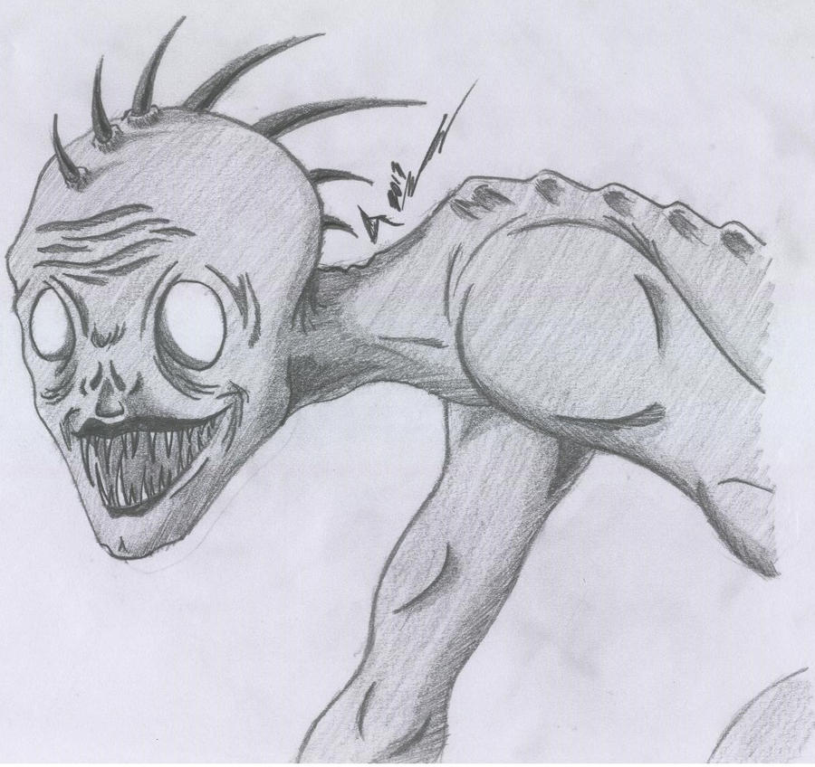 Horror Drawing Rake The Rake by ArcNeoMasato on DeviantArt