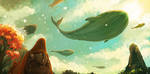 The Ocean Sky by desmondWOOT The Ocean Sky by desmondWOOT