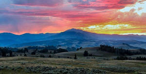 Yellowstone Sunset 2 by MacroMagnificent