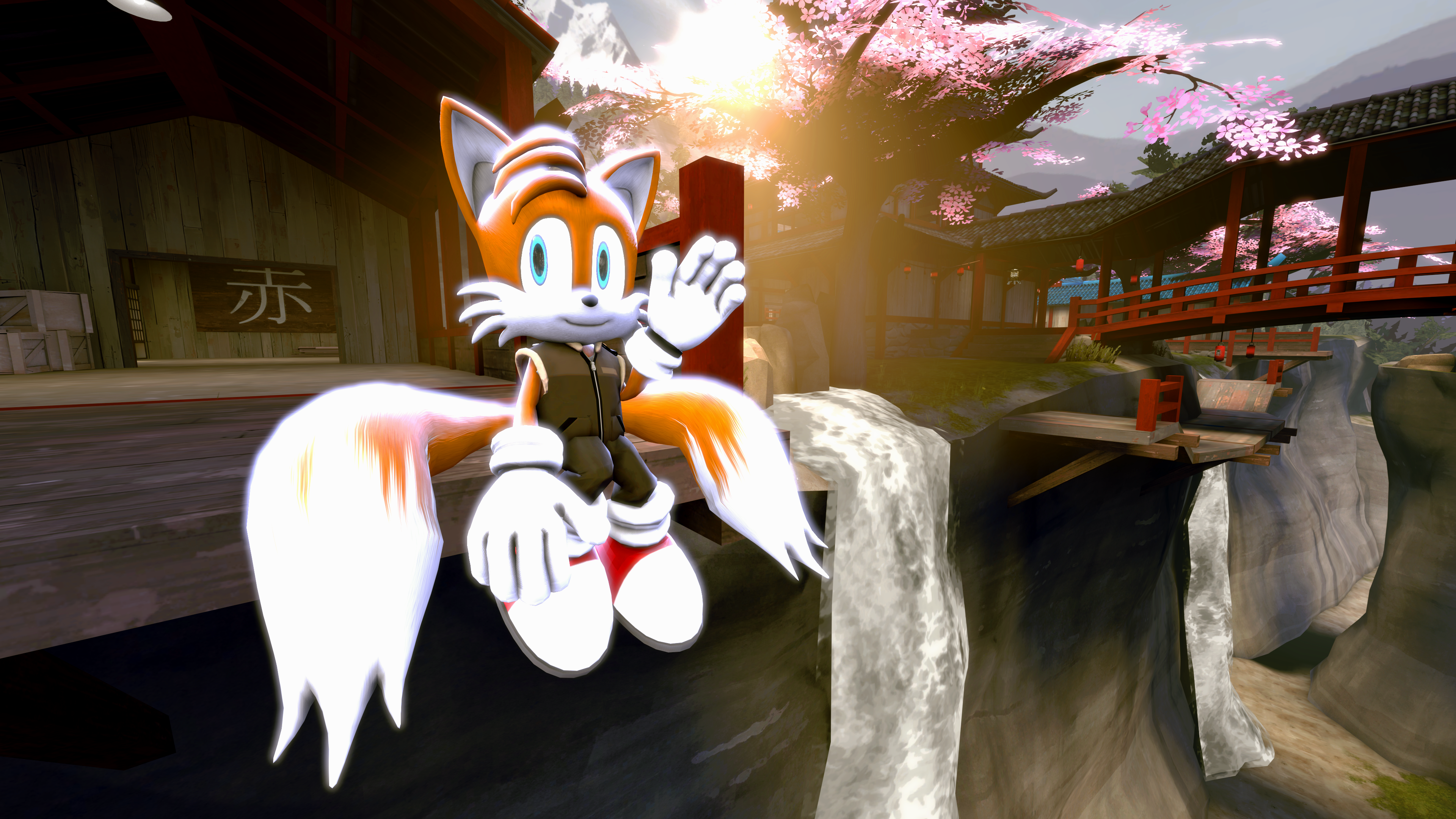 Tails - Relaxing in Japan (SFM)