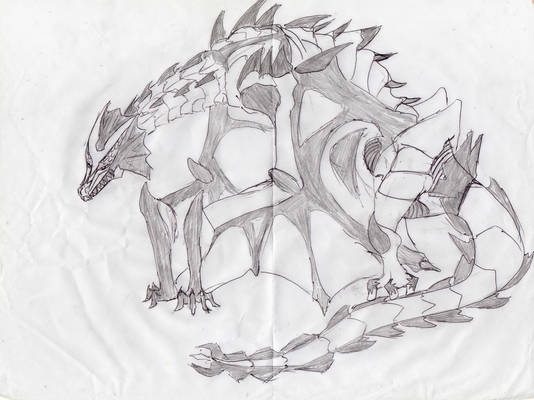 Dragon Sketch 2 : Bat Dragon