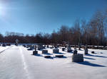 Snowy Cemetery  by kdawg7736