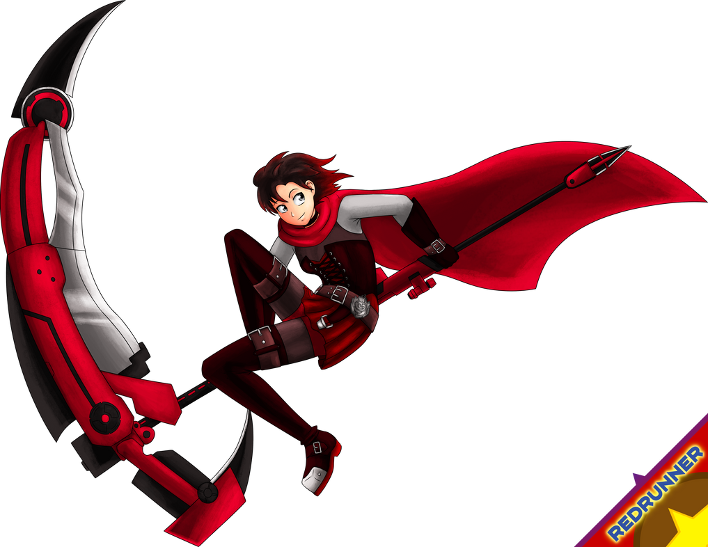 Ruby Red Rusher Ruby Rose Render by Redrunner613 on DeviantArt