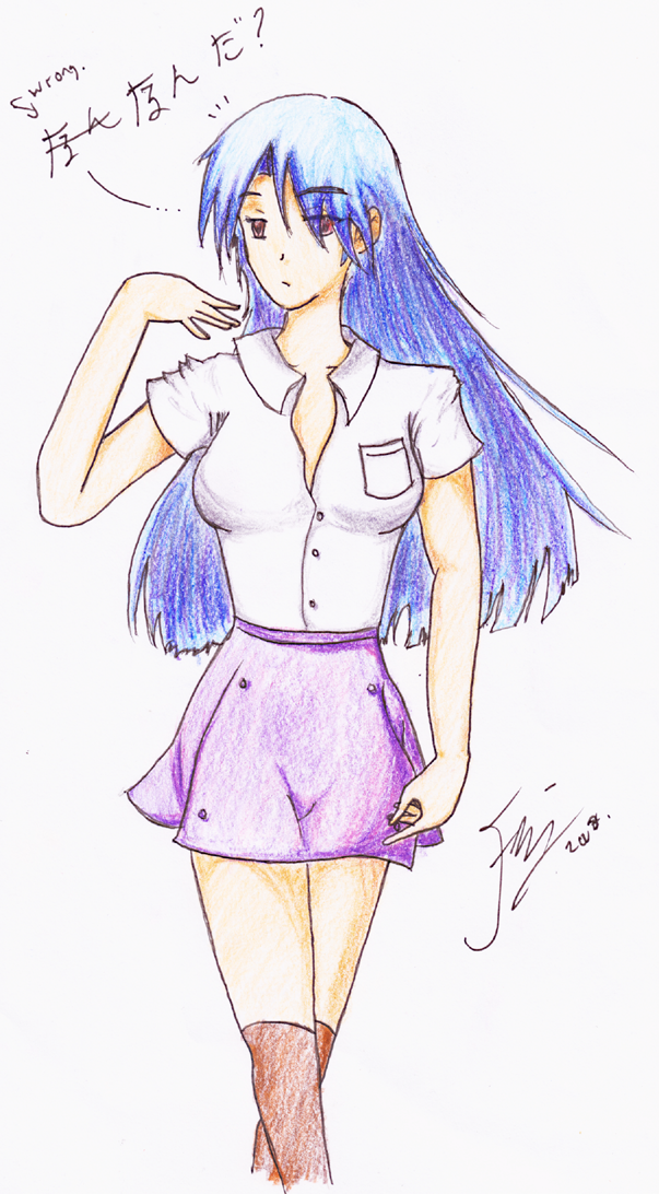 Random Girl Again: Colorpencil