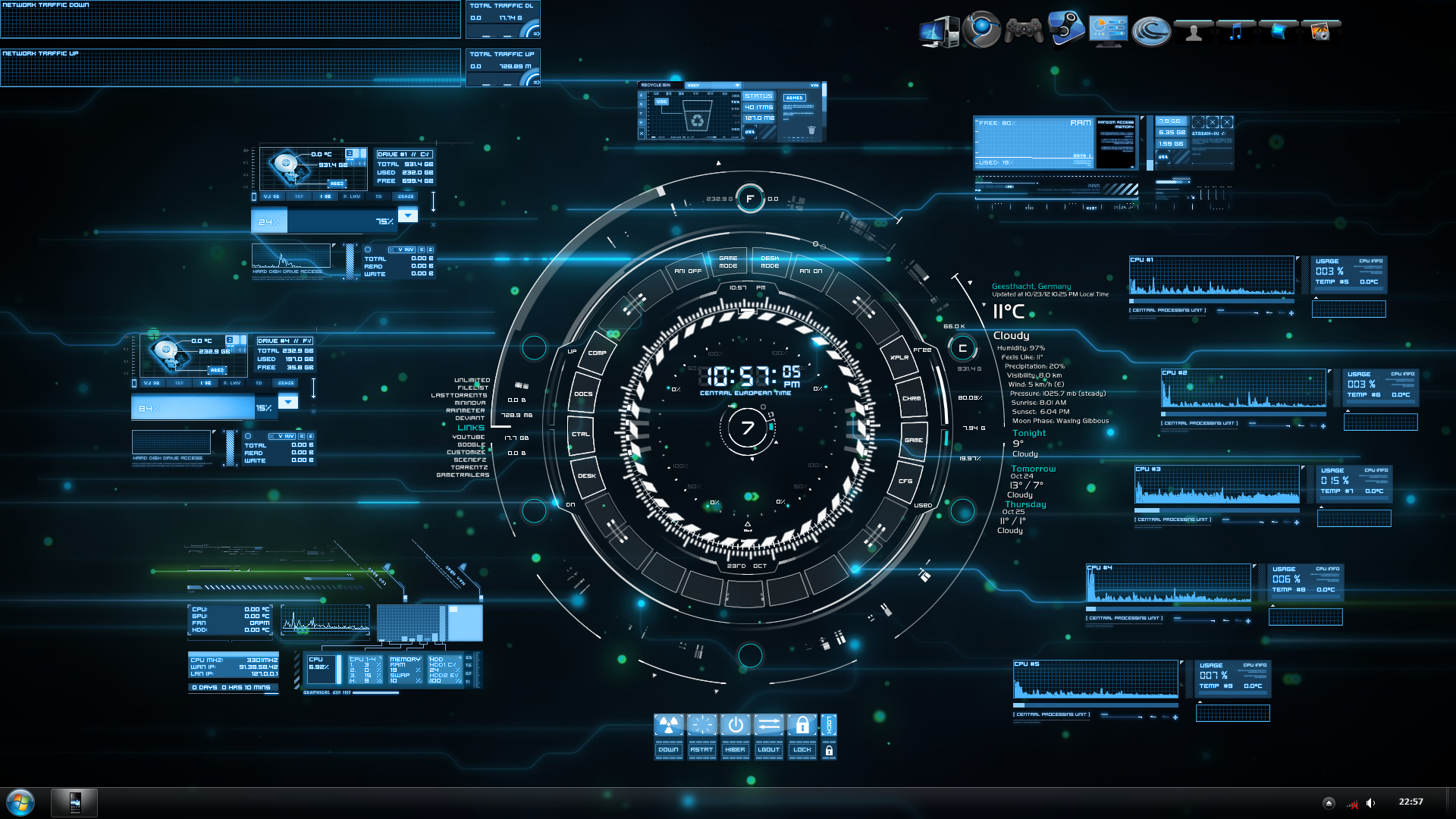 Control Panel 1280x800 Wallpaper