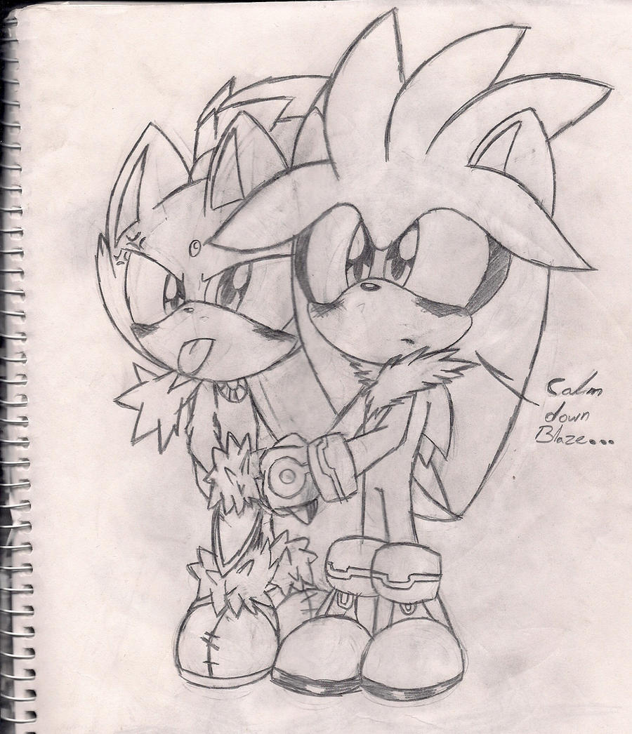 silver and blaze chibi kids xD