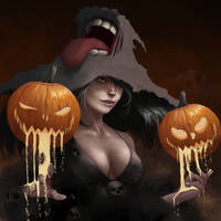 Pumpkin Witch by loldrui