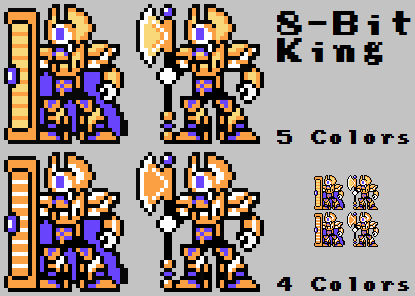 Megaman - 8 bit King by BleuVII on DeviantArt