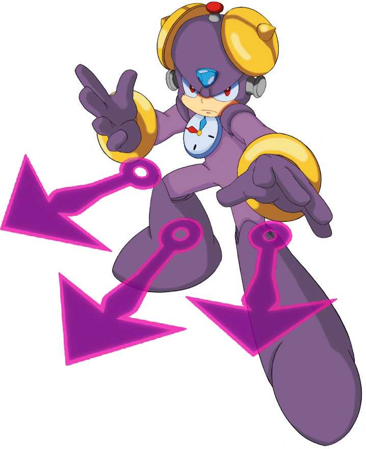 Mega Man - Time Man Colored by BleuVII on DeviantArt