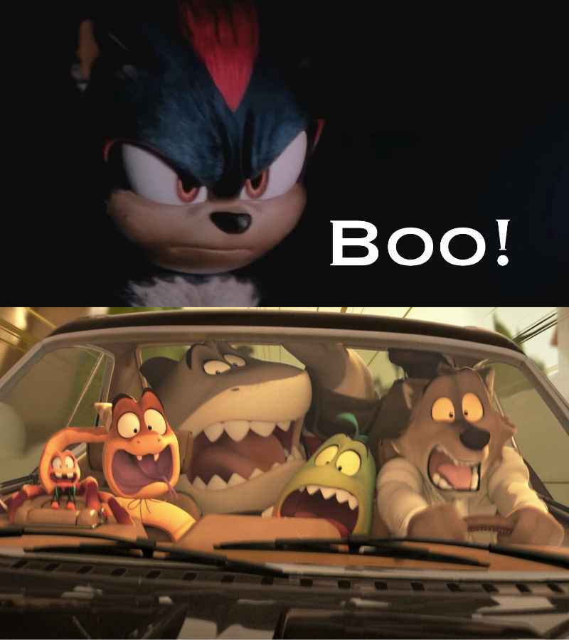 Bad Shadow Shadow scares The Bad Guys by Sonicfans2022 on DeviantArt