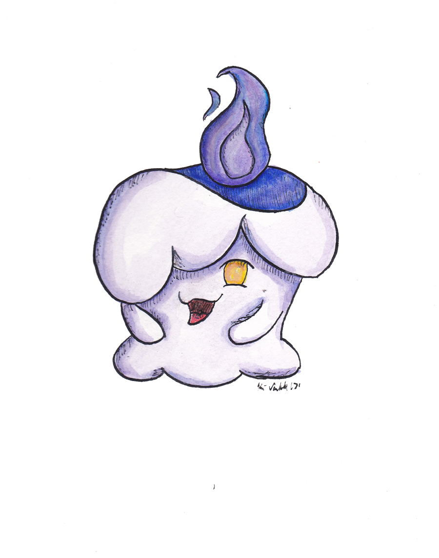 Cute Little Litwick by HippocornDesigns on DeviantArt