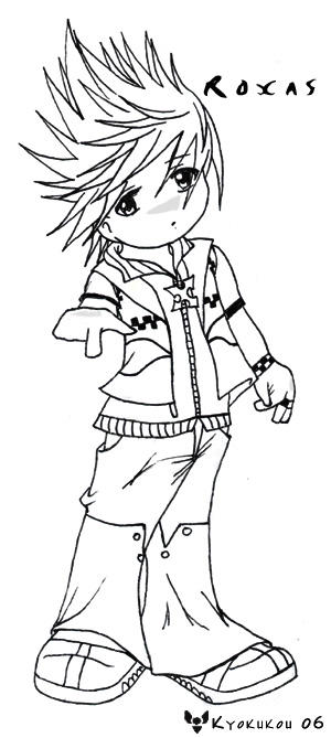 Roxas Chibi ::ink::