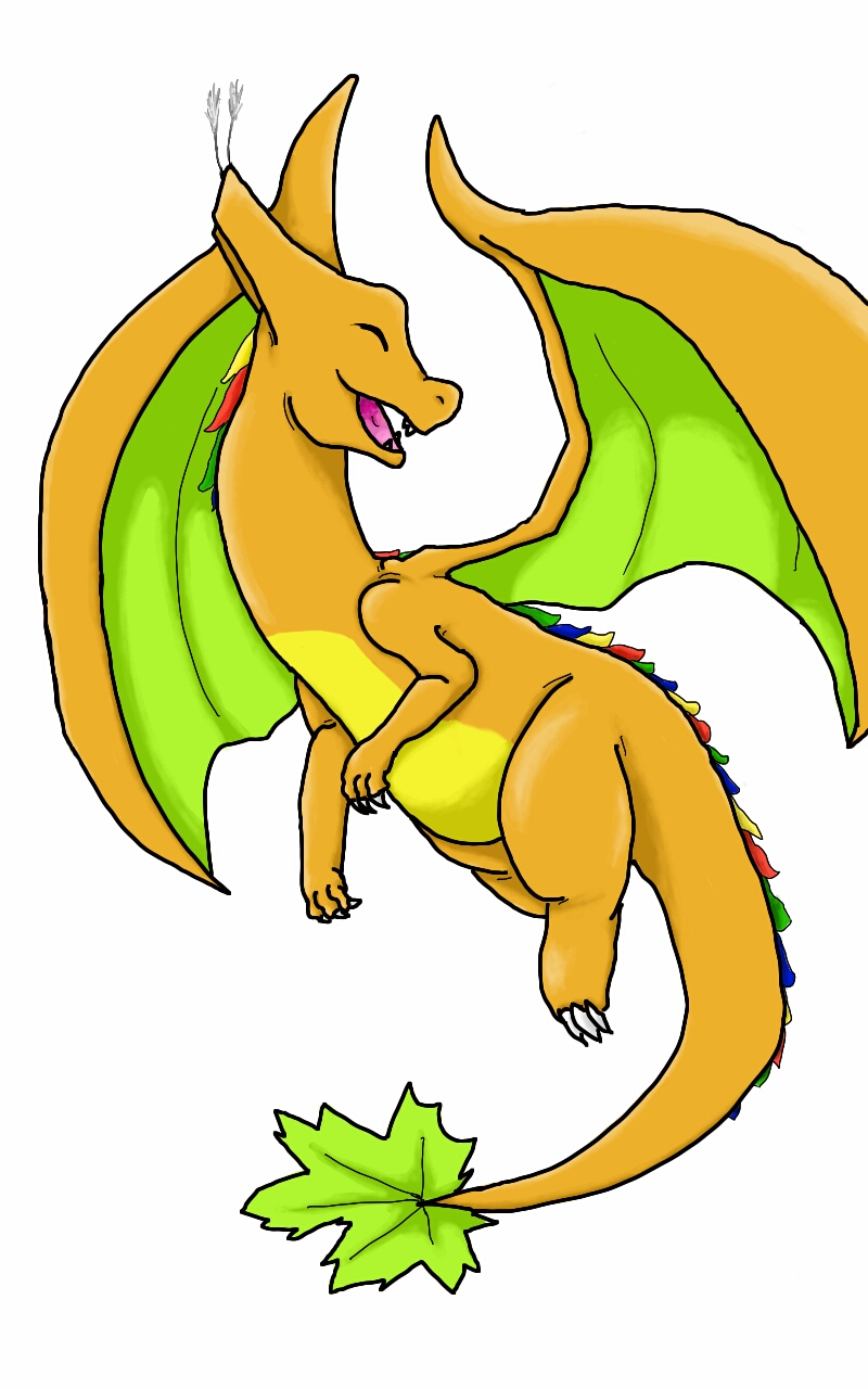 Daily doodle #6-Charizard-grass