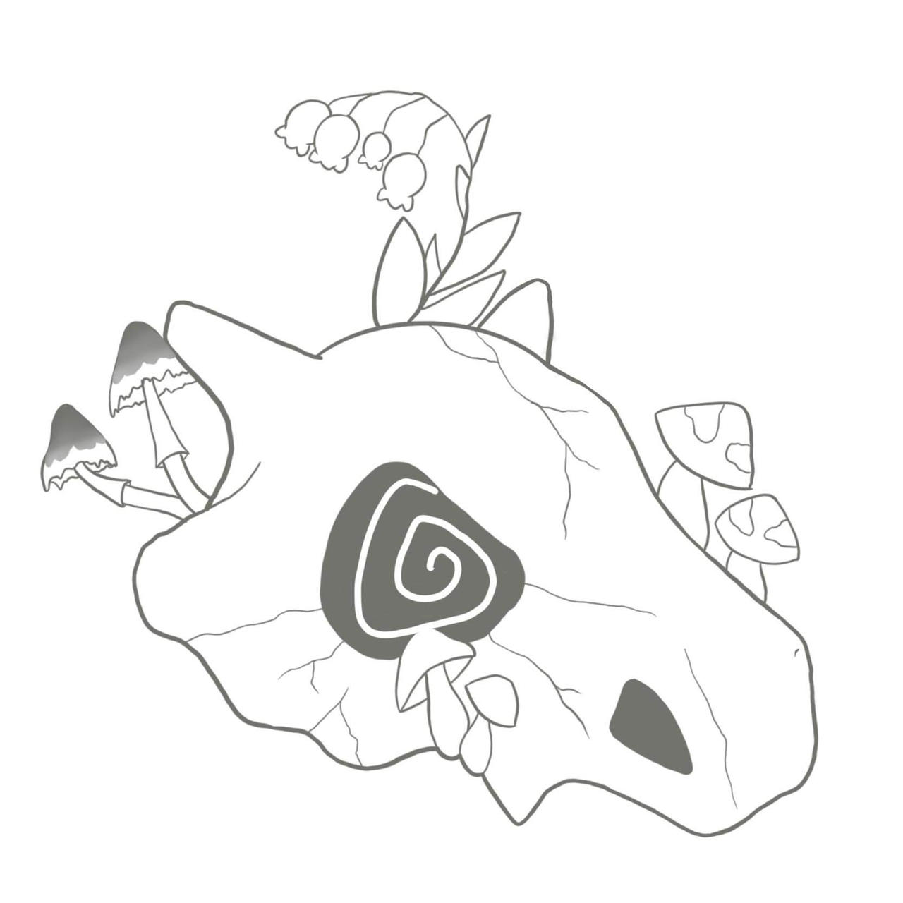 Cubone Design by Kelpiesu on DeviantArt