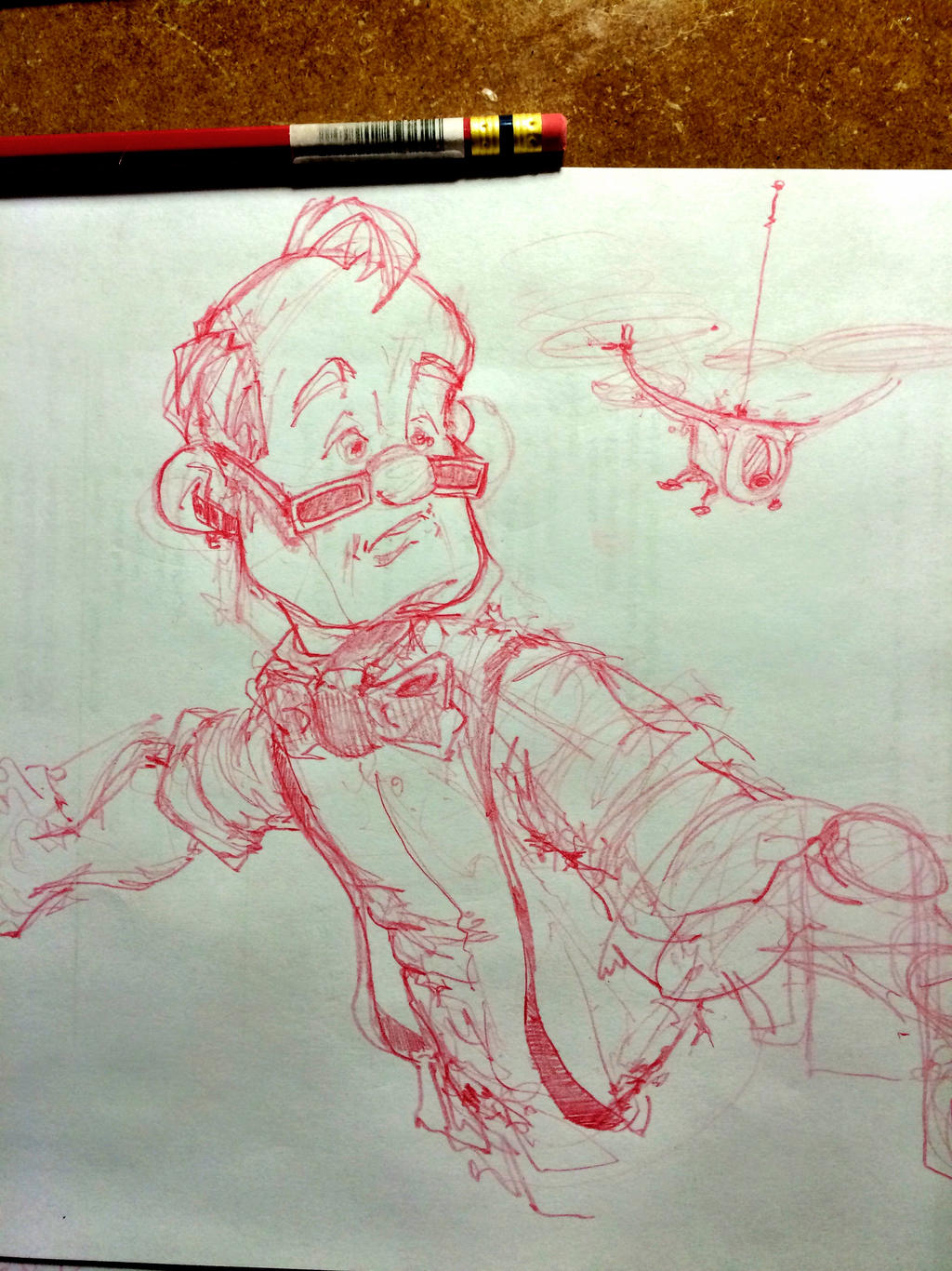 Old man and the drone