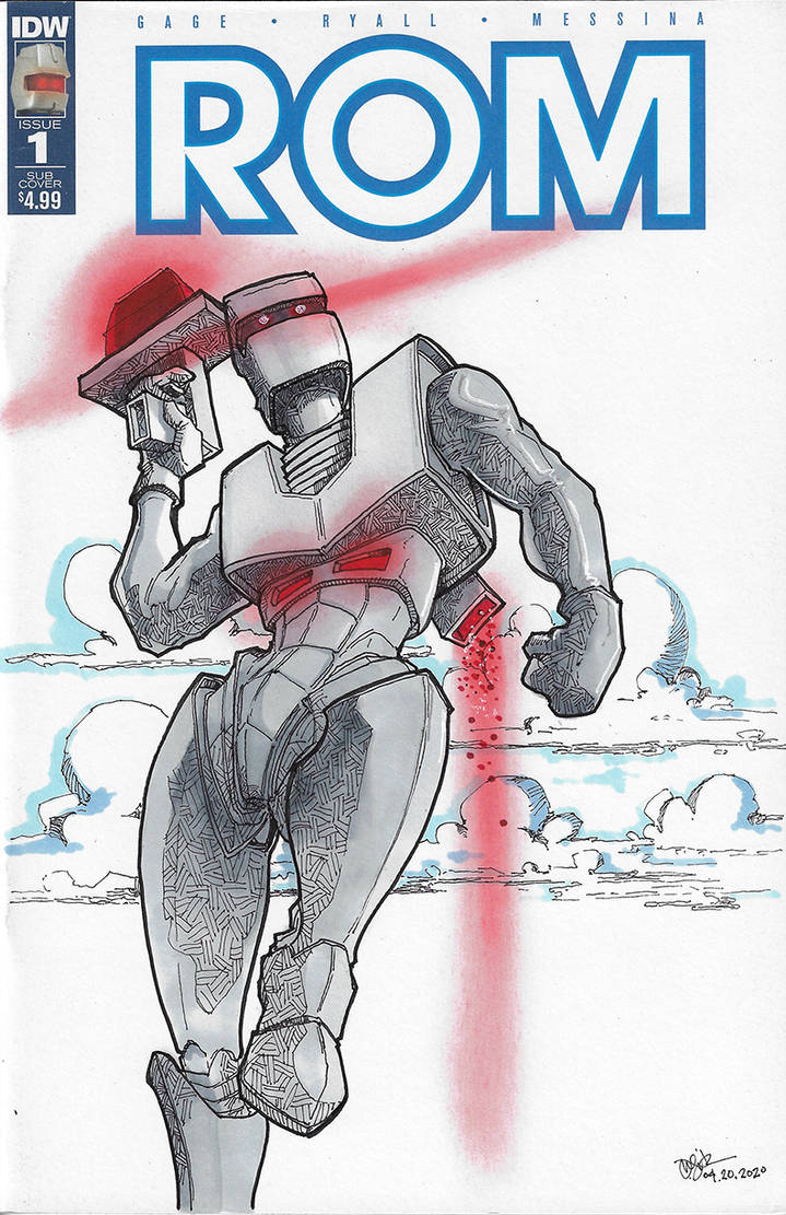 Rom Sketch Cover by TheDoodlebags on DeviantArt