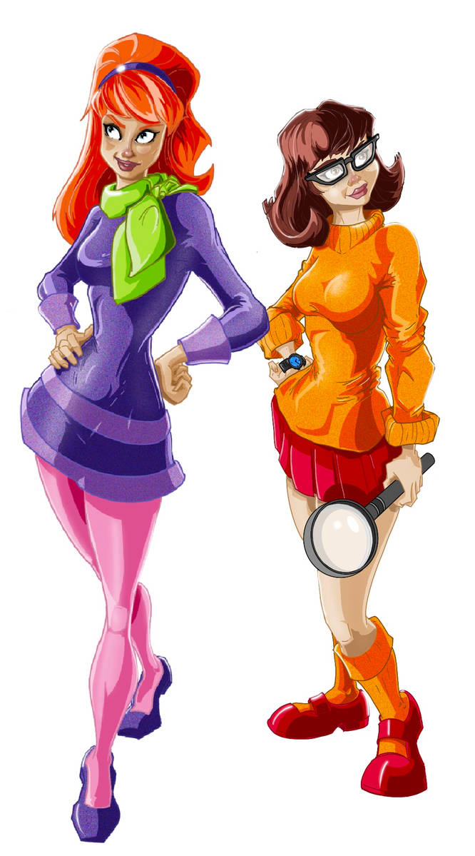 Daphne and Velma by TheDoodlebags on DeviantArt
